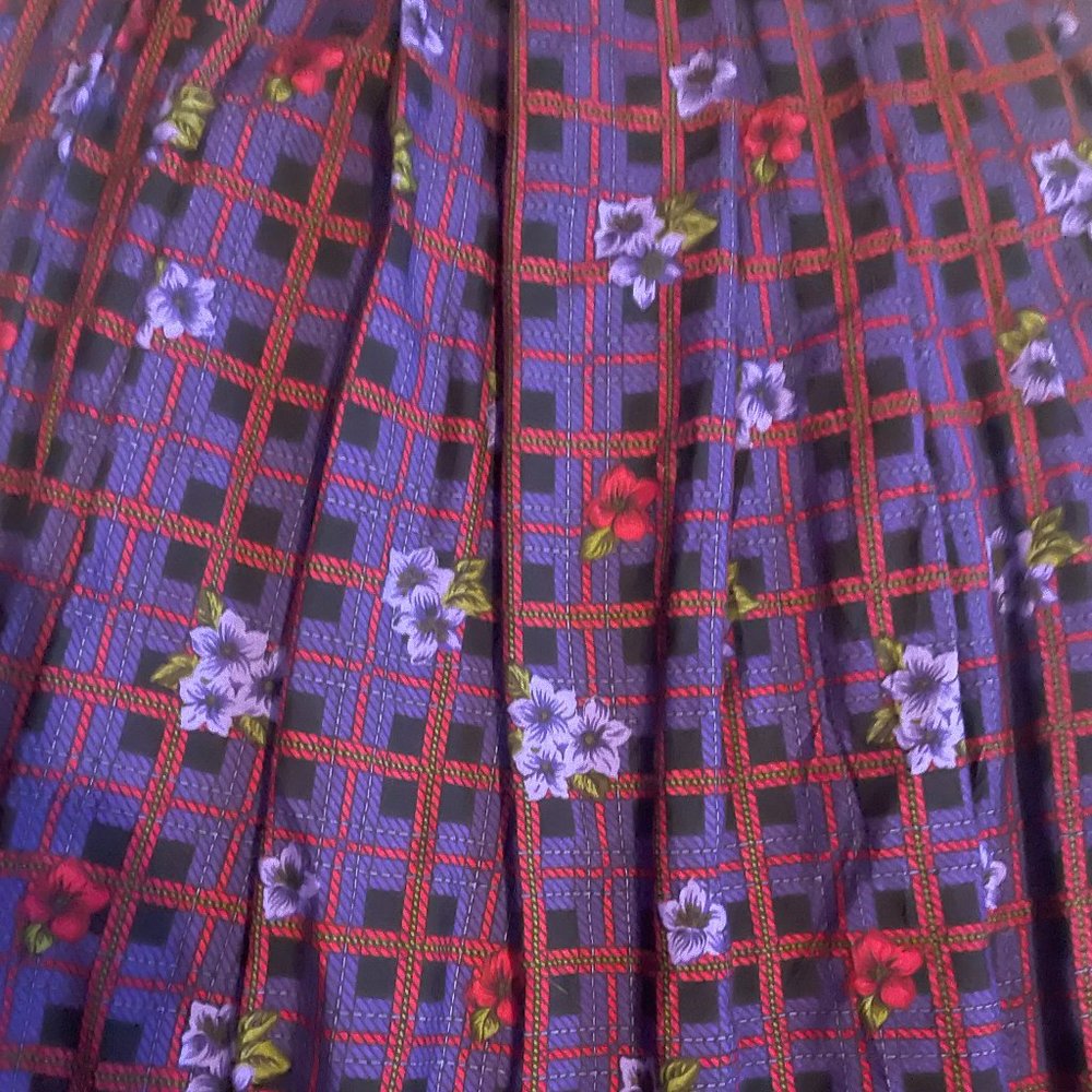 Vintage Karen Scott Floral Boho Skirt